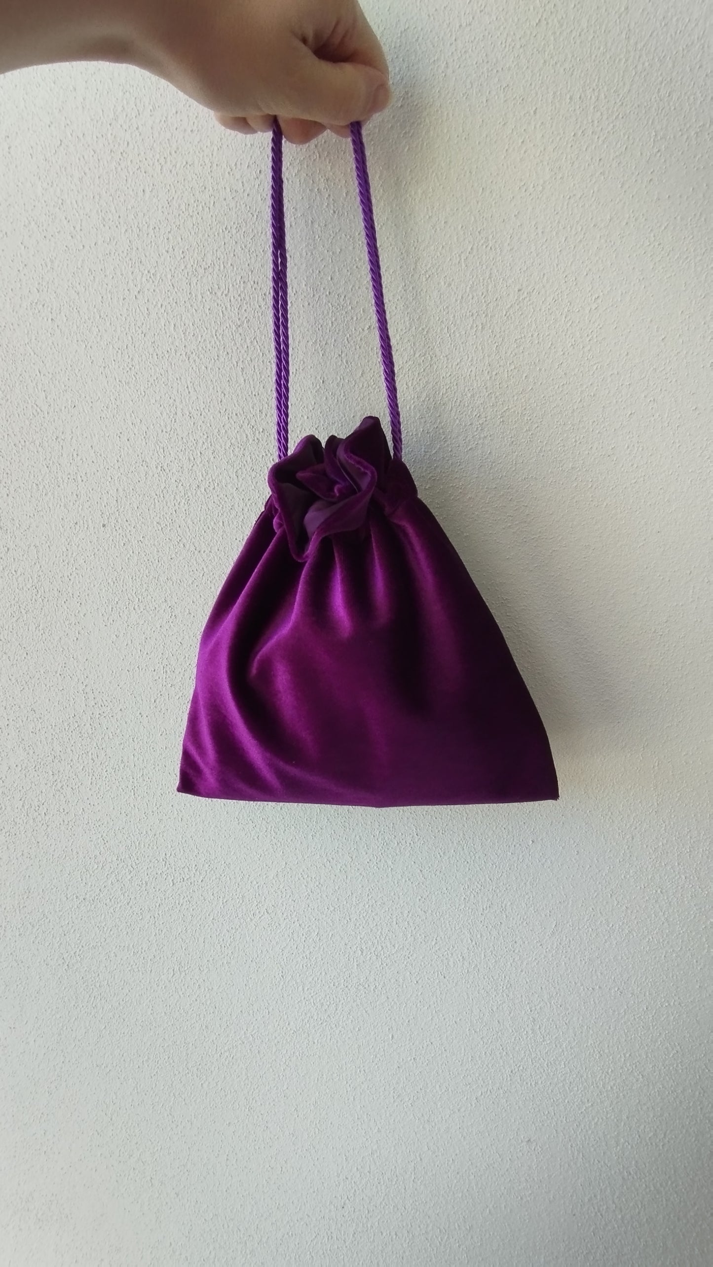 Borsa a Sacchetto in Velluto