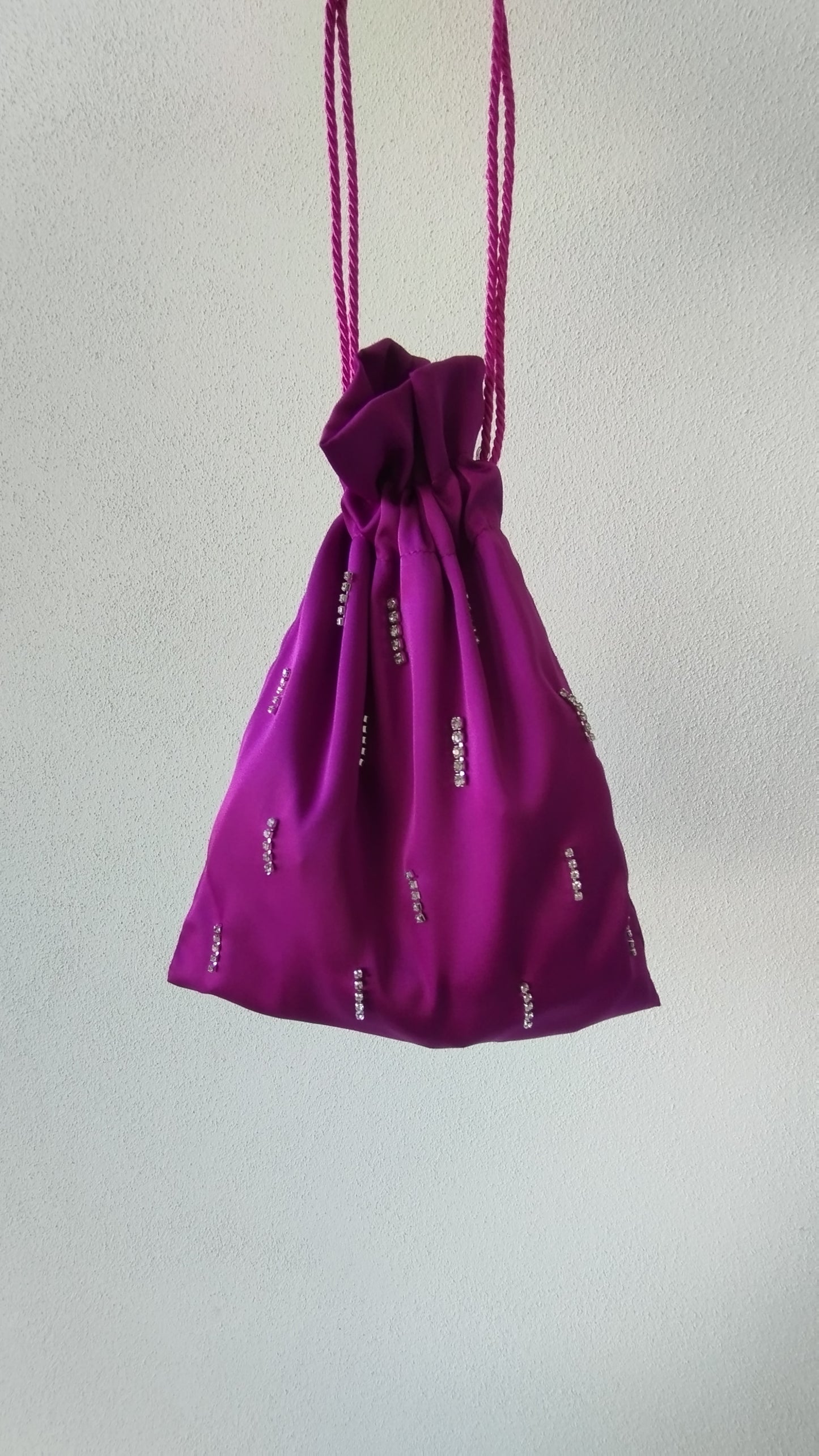 Rain Diamond Pouch Bag