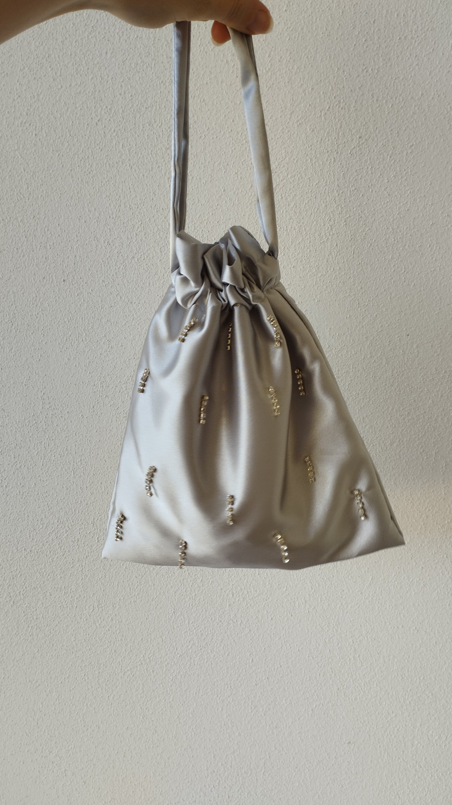 Rain Diamond Pouch Bag