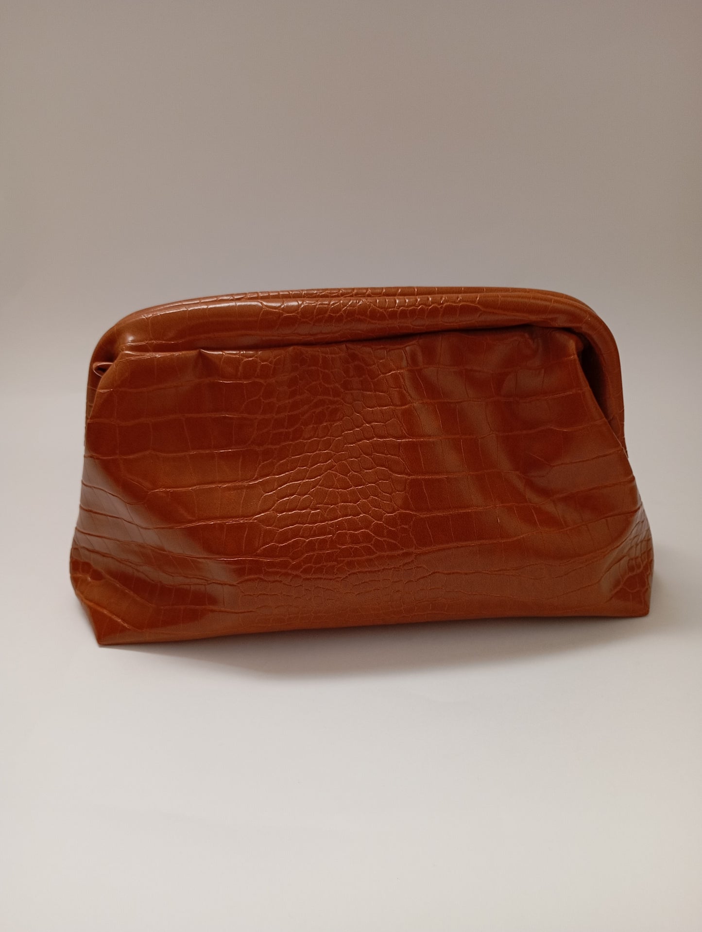 Clutch in ecopelle cocco