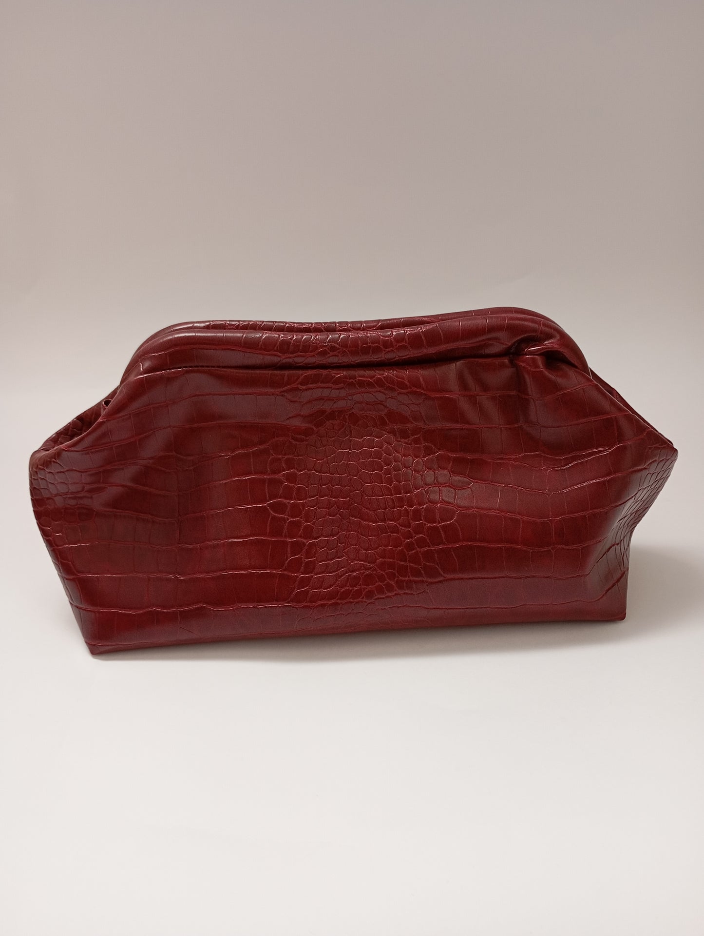 Clutch in ecopelle cocco