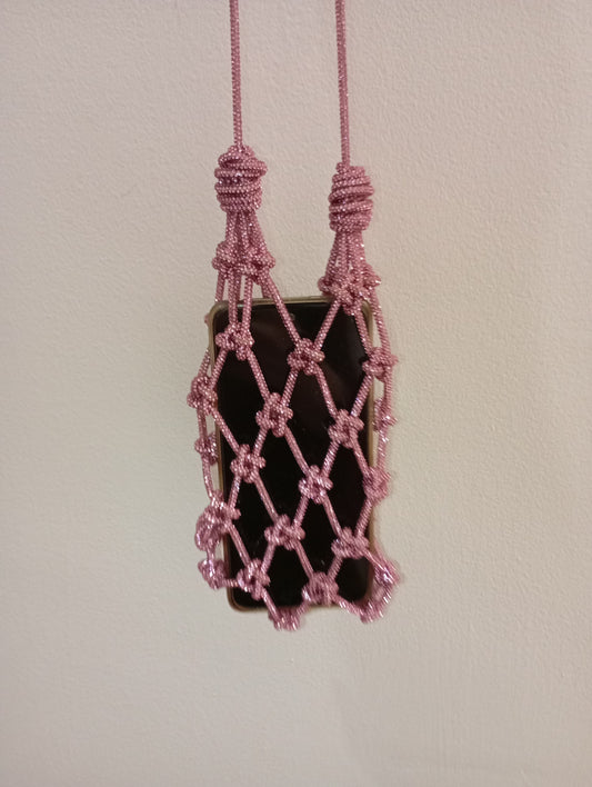 Portatelefono Gioiello in filato Strass