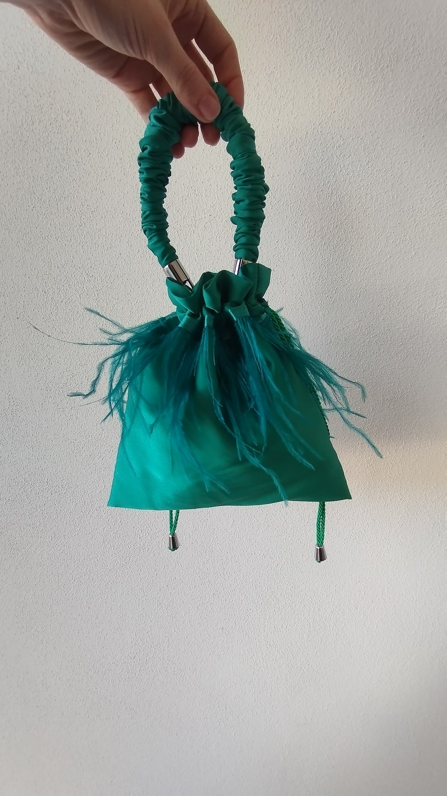 Manico Scrunchie in tessuto Satin