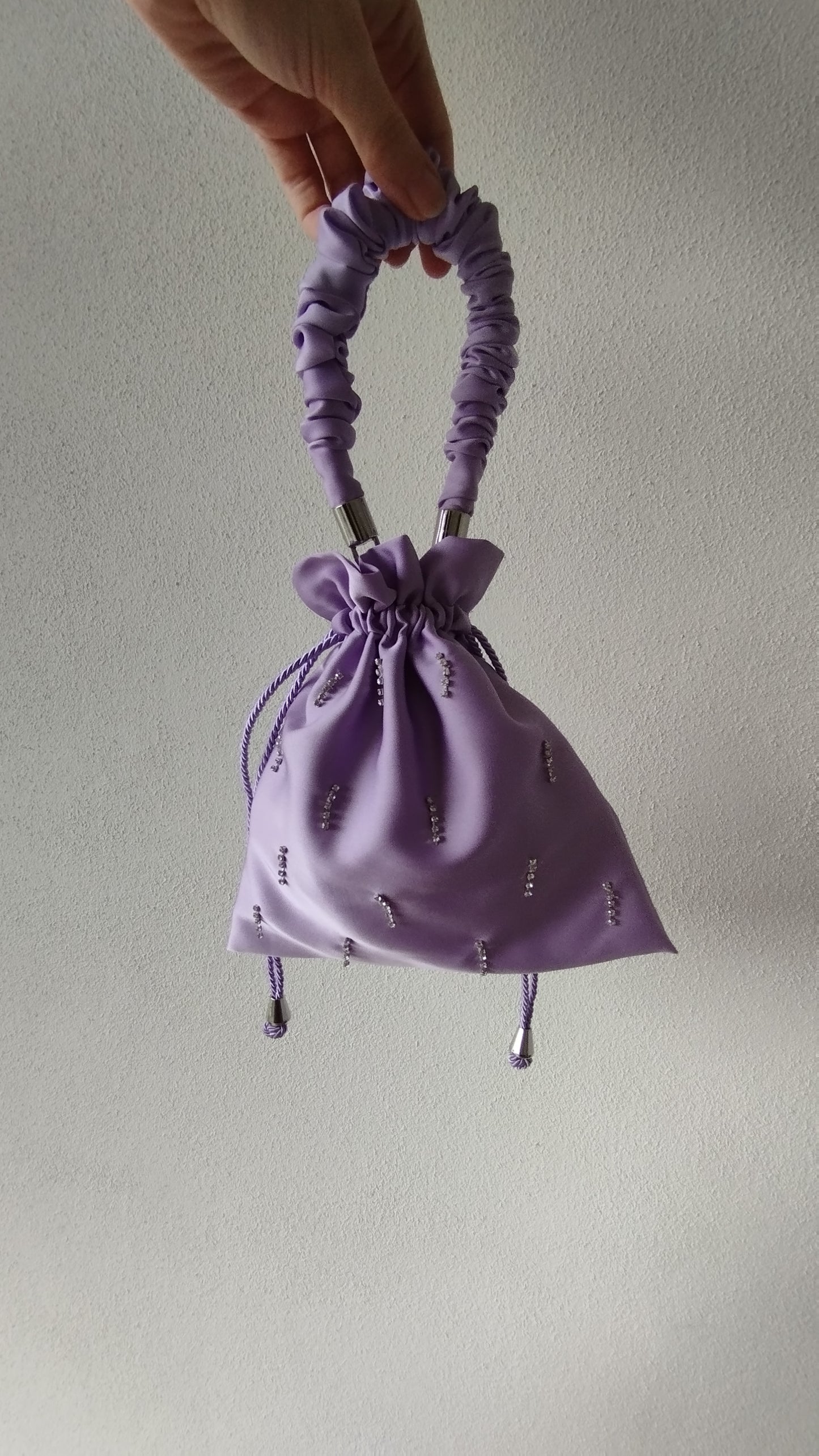 Manico Scrunchie in tessuto Satin