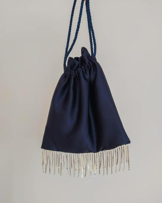 Pochette à franges Diamantini