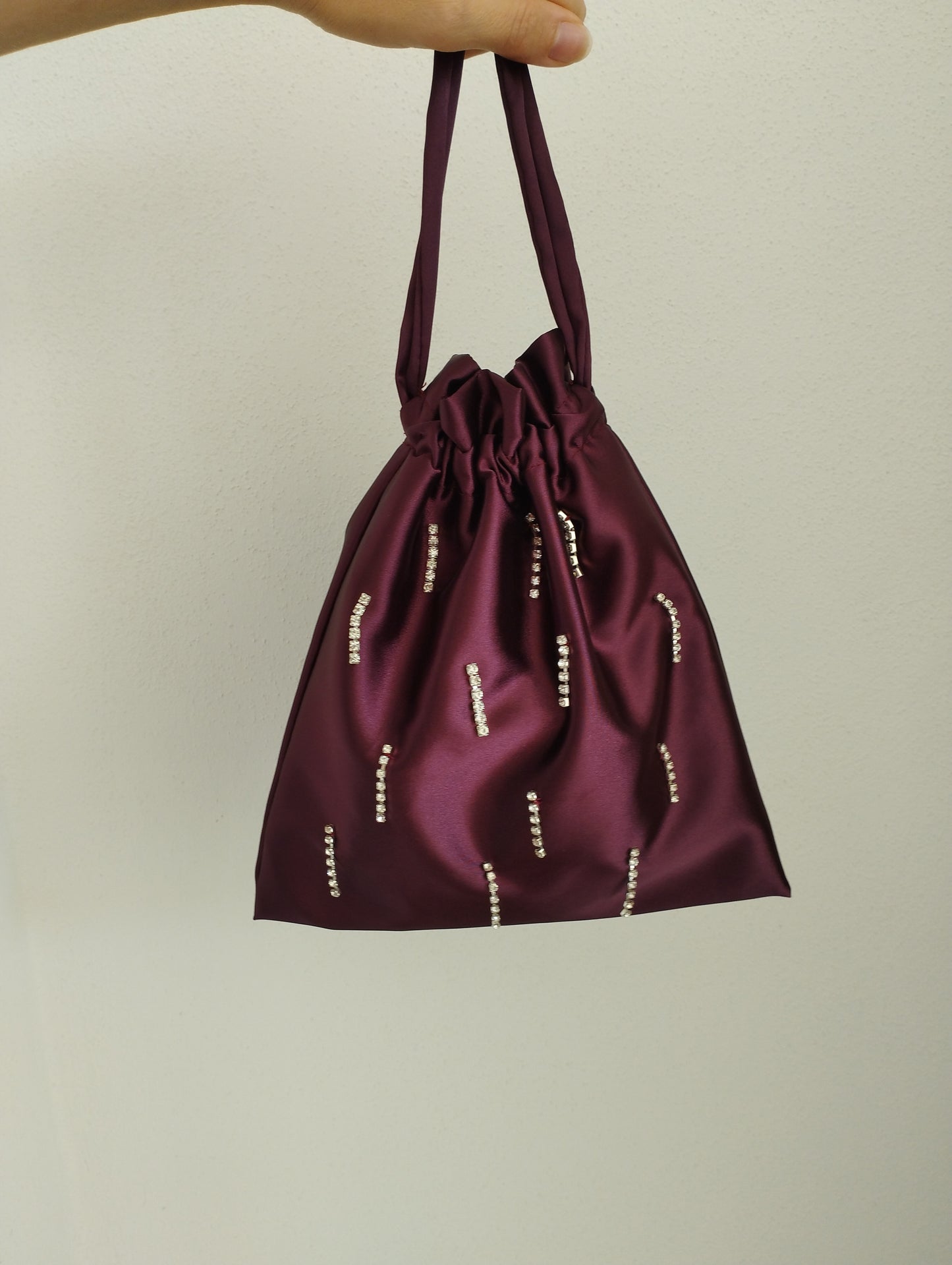 Rain Diamond Pouch Bag