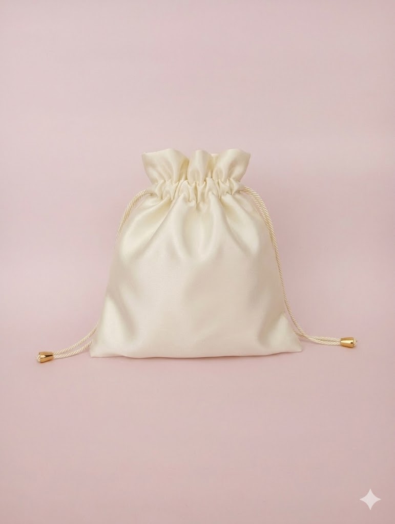 Borsa a Sacchetto in raso satin