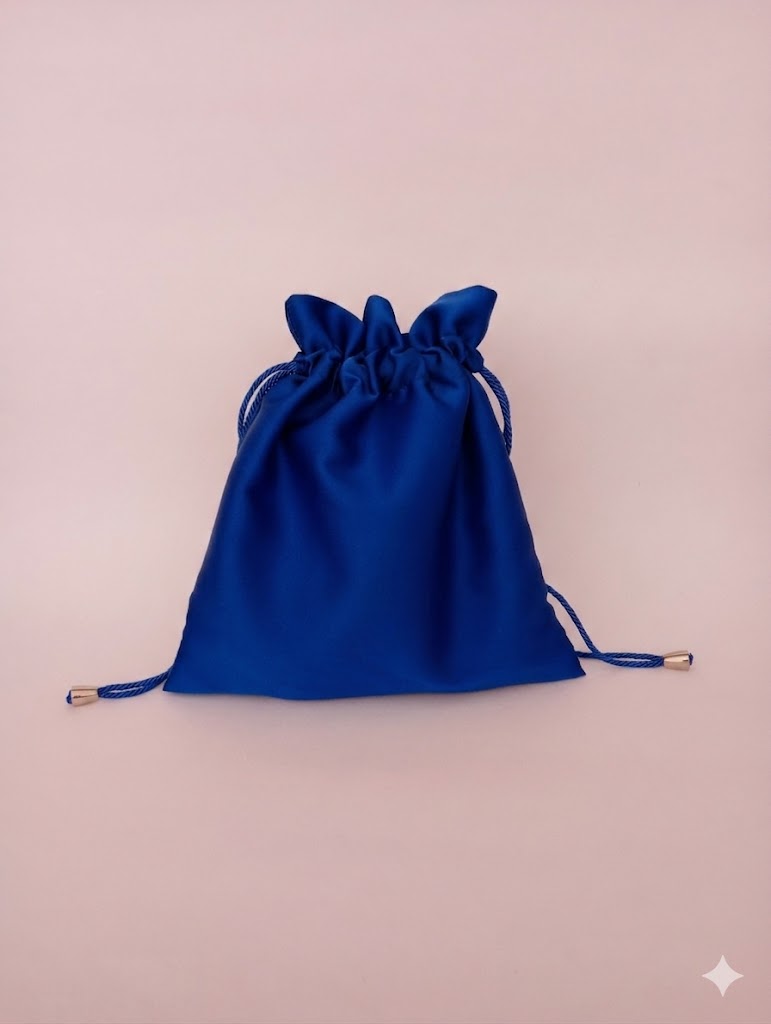Borsa a Sacchetto in raso satin