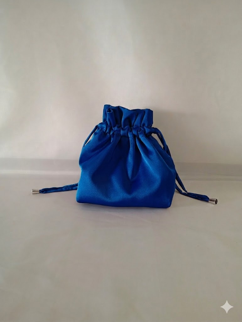 Borsa a Secchiello in Raso Satin