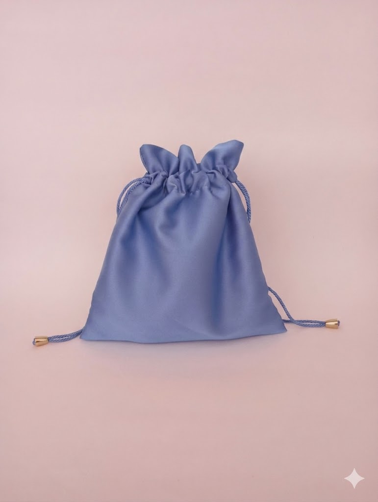 Borsa a Sacchetto in raso satin