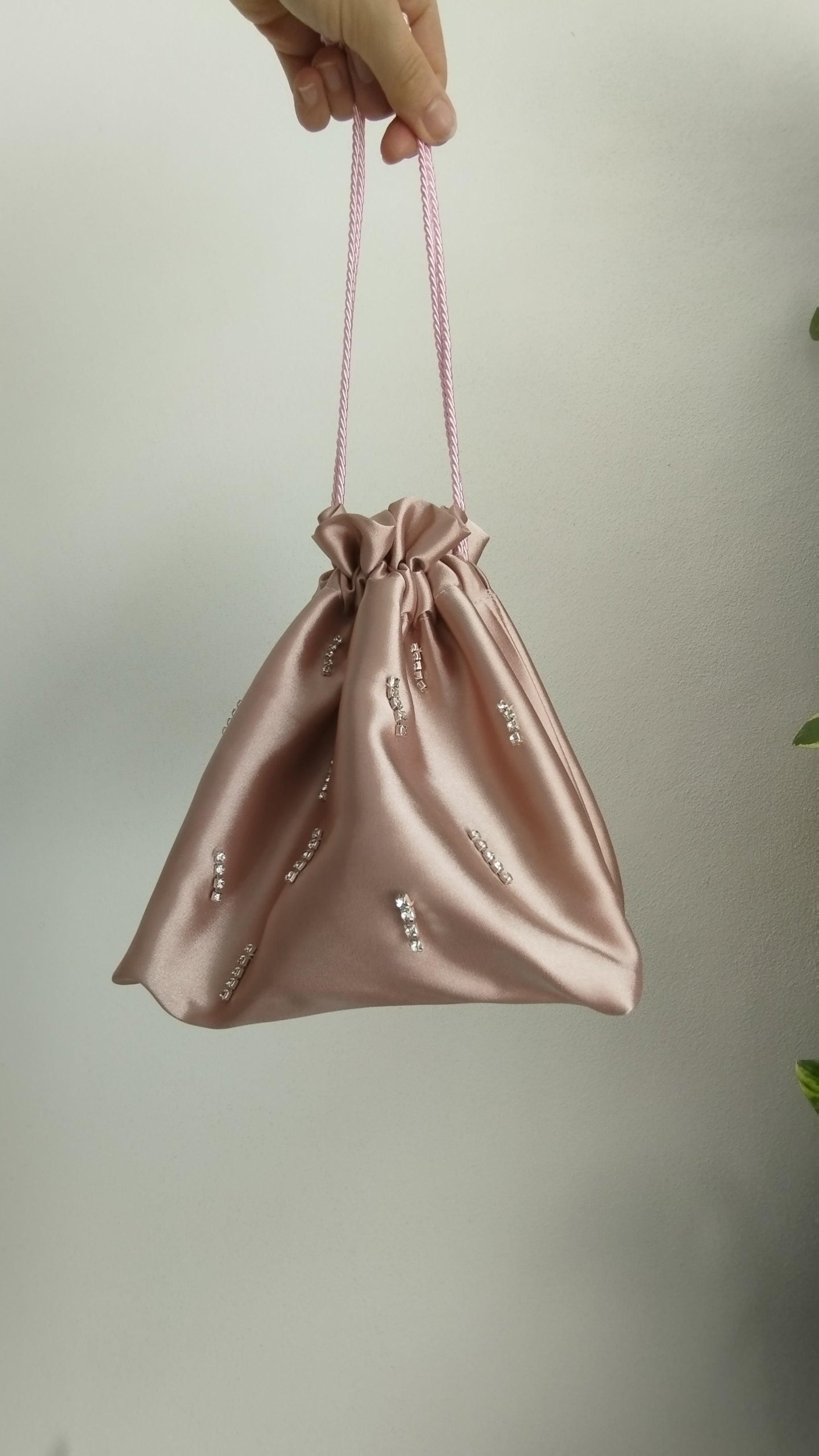 diamond rain bag Pouch bag with base and rain diamonds – DreamyBags
