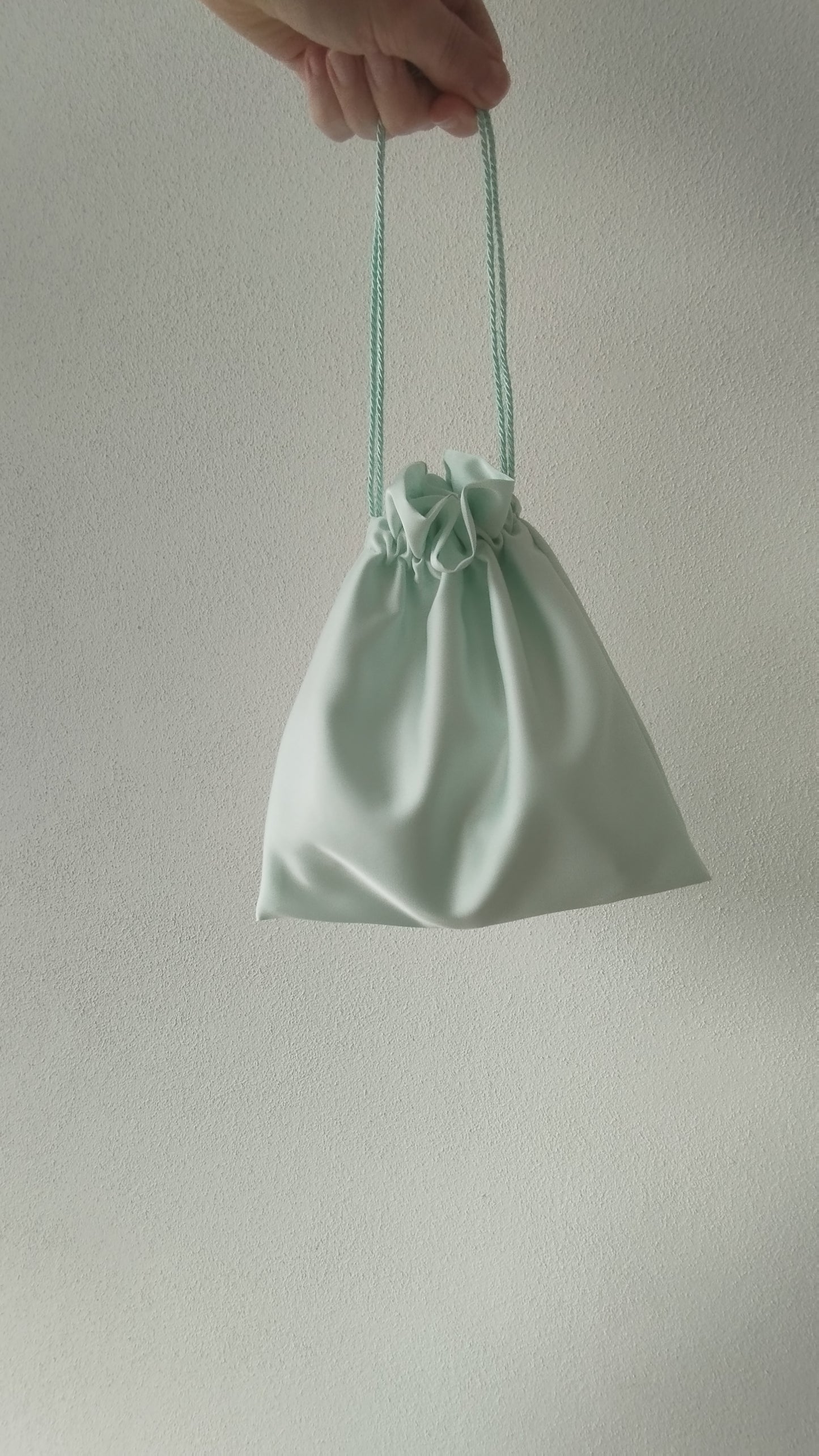 Borsa a Sacchetto in raso satin