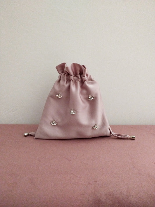 Borsa a Sacchetto con strass