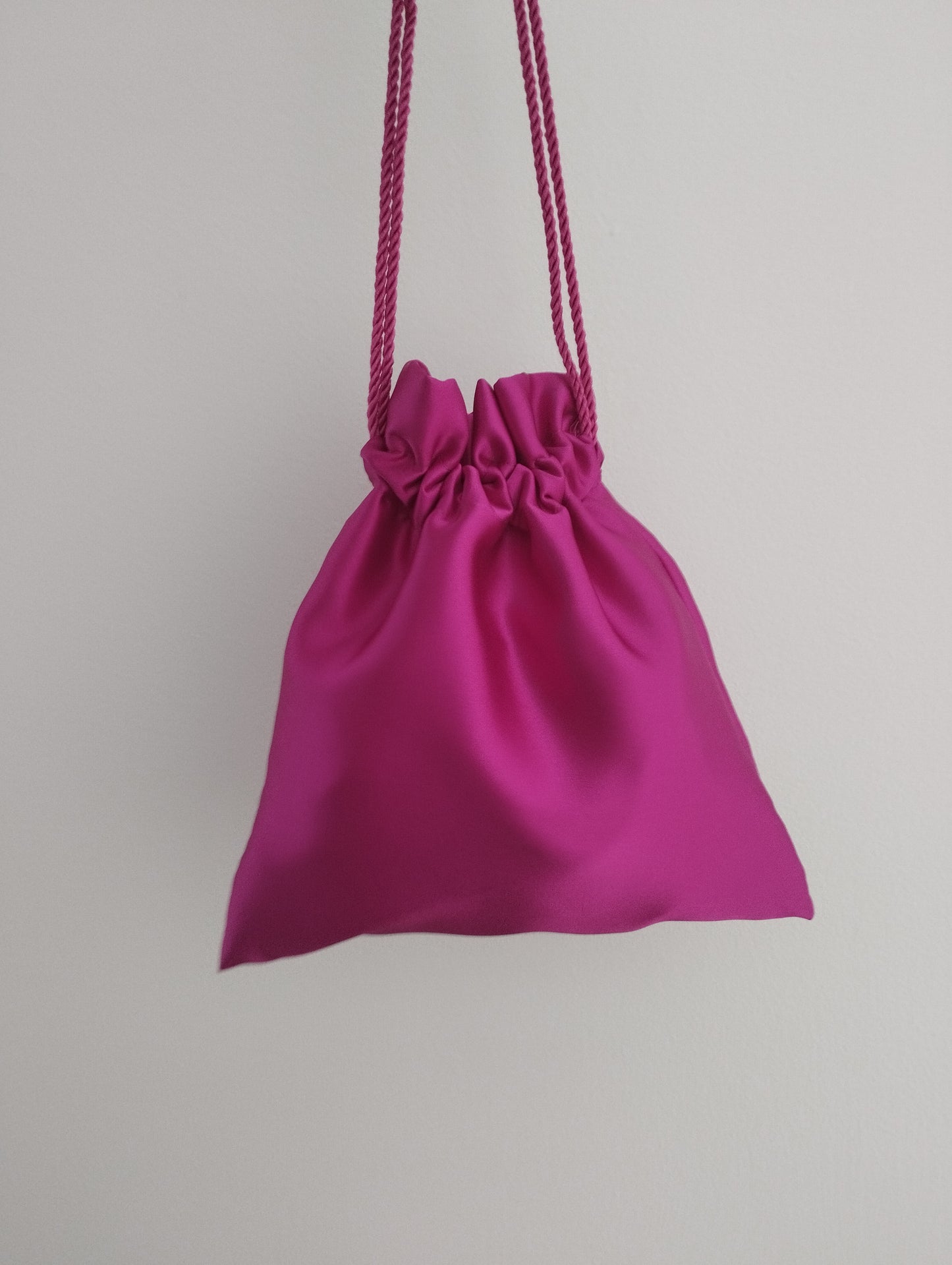 Borsa a Sacchetto in raso satin