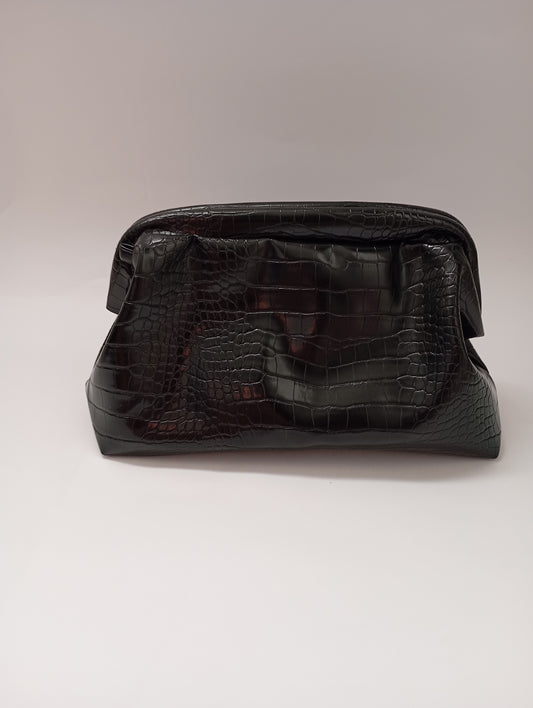 Clutch in ecopelle cocco