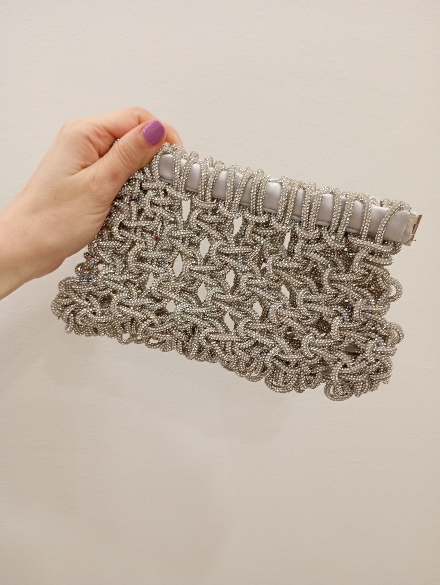 Clutch Gioiello in Filato strass - Modello Aurora