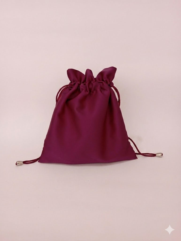 Borsa a Sacchetto in raso satin