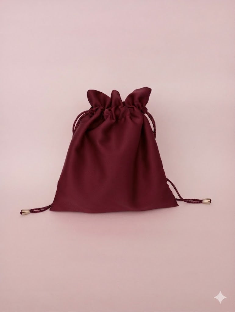 Borsa a Sacchetto in raso satin