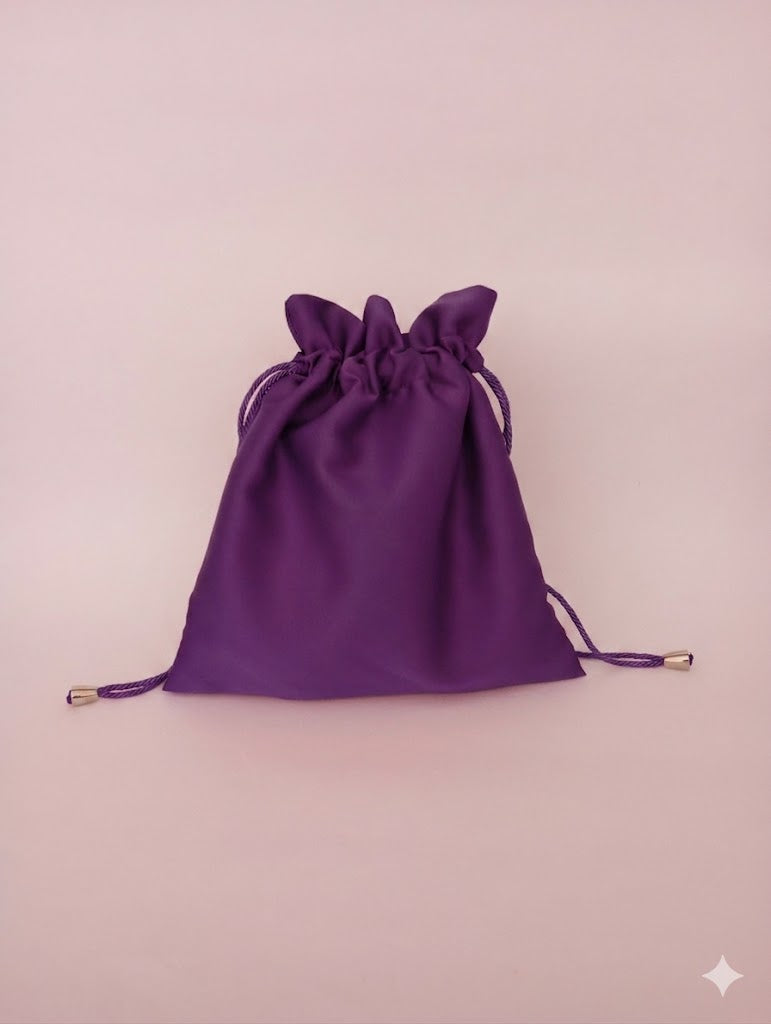 Borsa a Sacchetto in raso satin