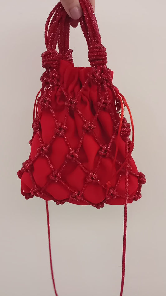 Net Bag Crystal Rossa