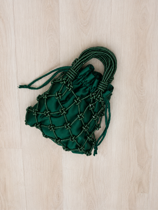 Net Bag Crystal Verde Scuro