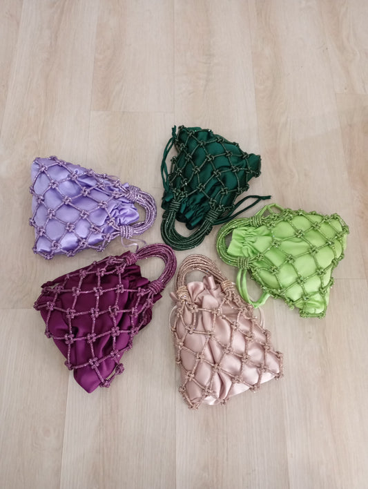 Net Bag Crystal Verde Scuro