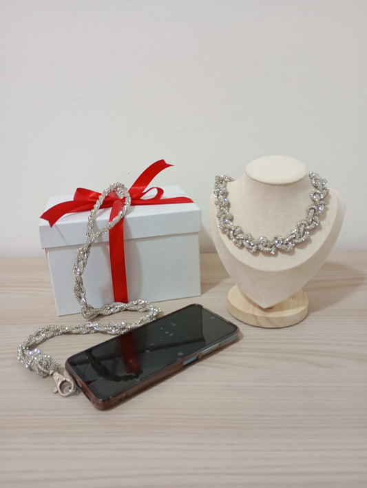 SET CHOKER + TRACOLLA PHONE