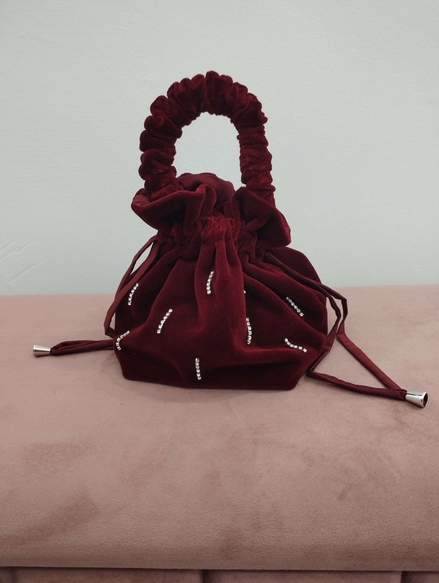 Poignée rigide en velours