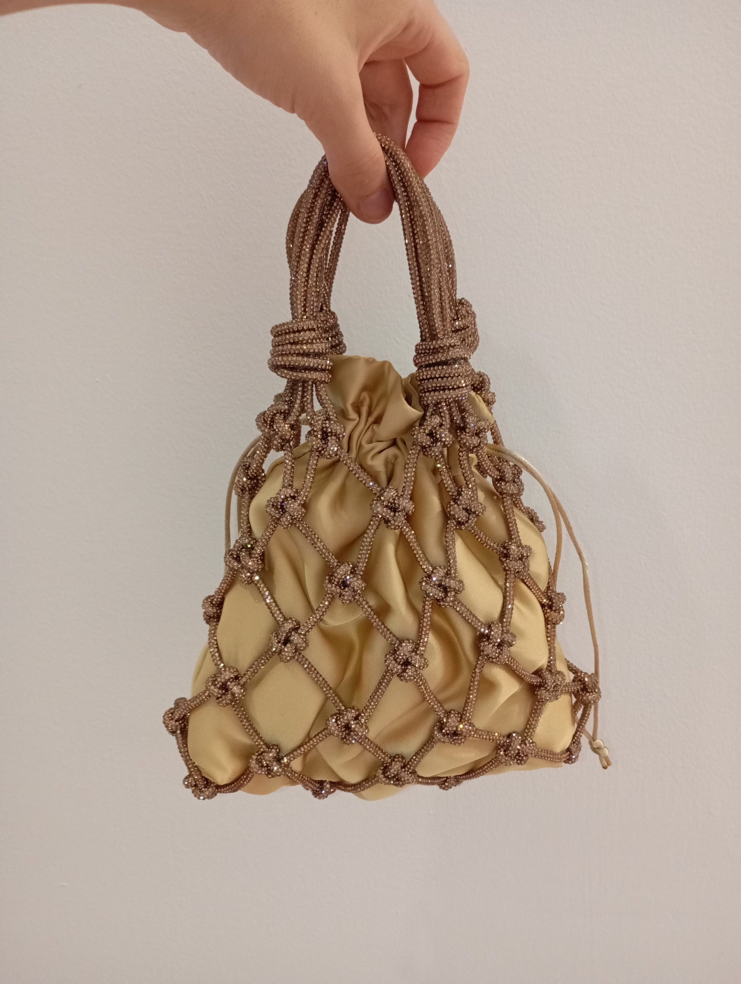 Net Bag Crystal Rosè